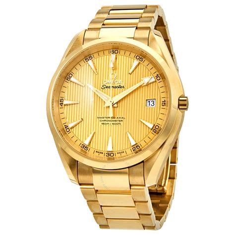 omega yellow watch|omega gold watches for men.